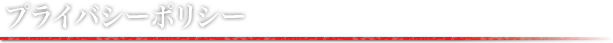 プライバシーポリシー